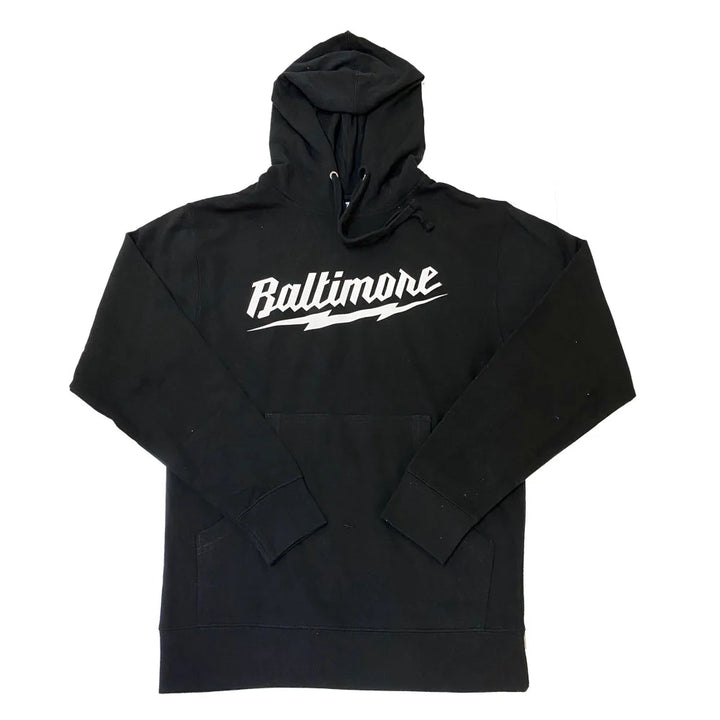 Black Baltimore Bolt Hoodie