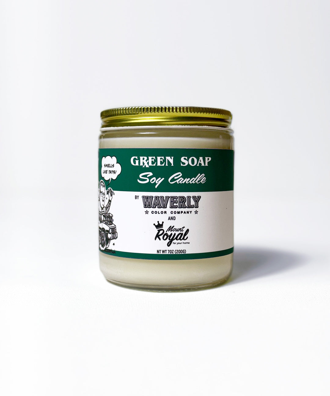 "Green Soap" Candle